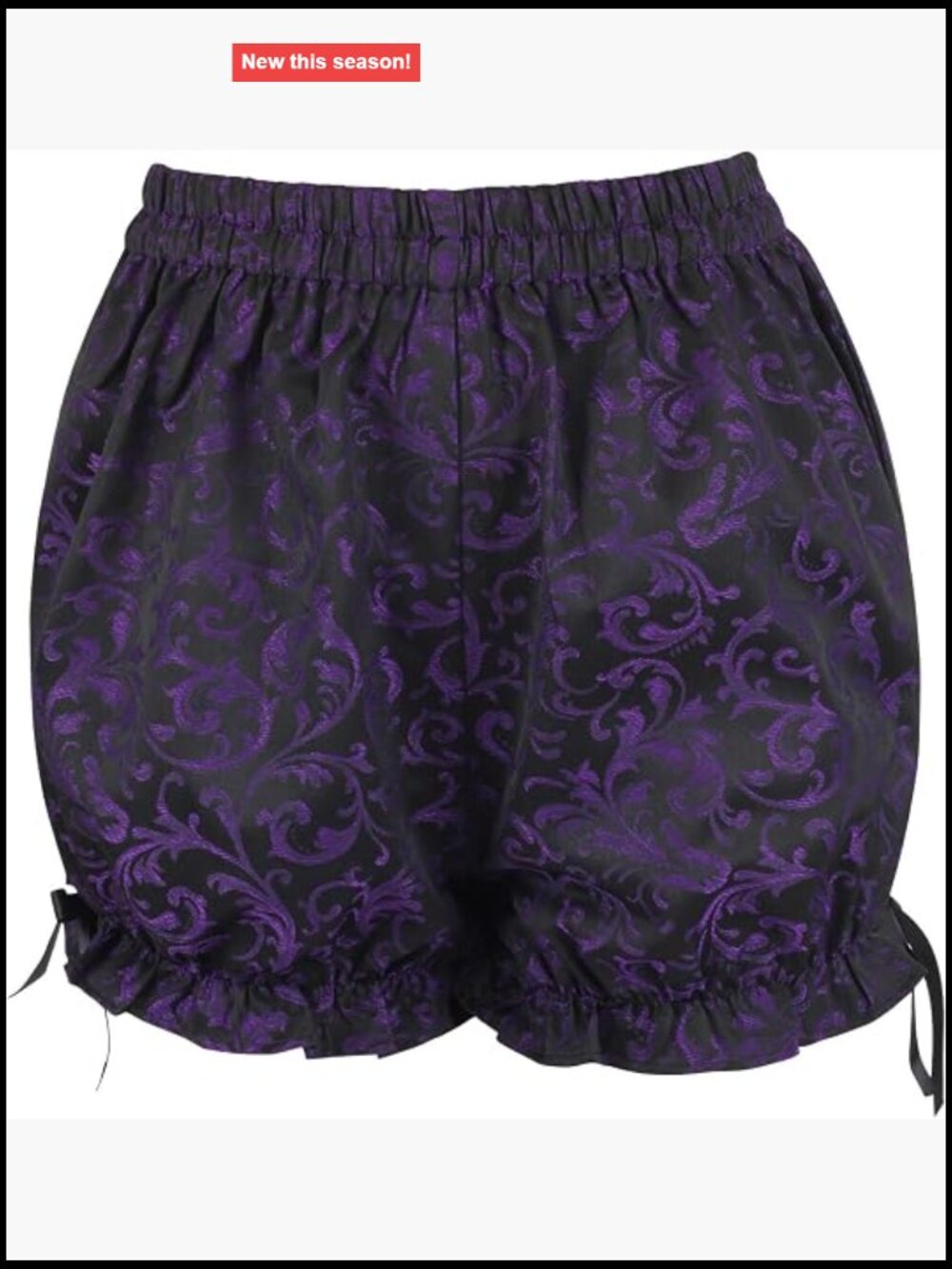 Brocade Bloomers Victorian Steampunk Gothic Shorts Costume